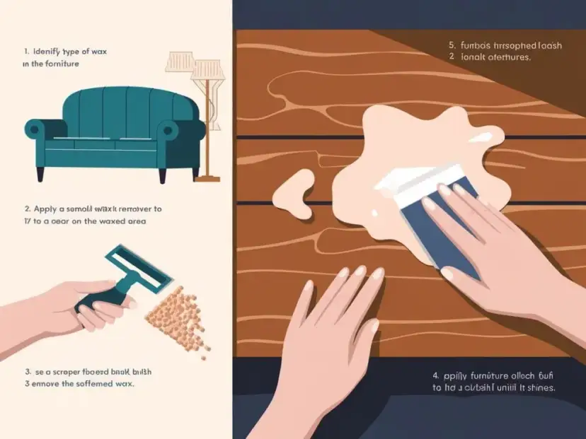 Jak usunąć wosk z krzesła w prosty sposób i uniknąć uszkodzeń