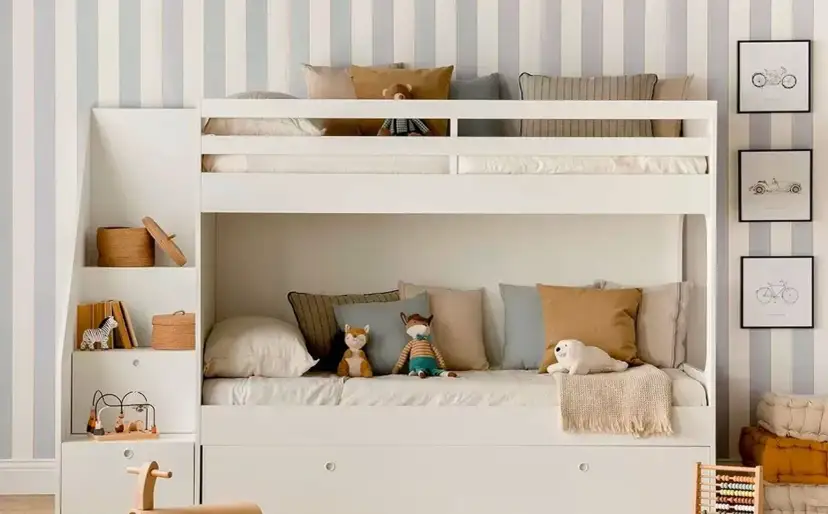 Dormitorios infantiles pequeños: ideas para maximizar espacio y magia