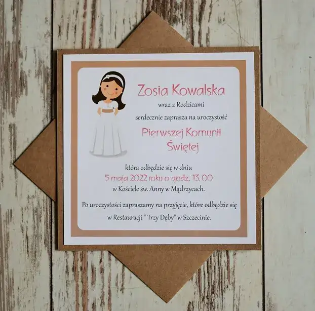 Jak dziecko ma zaprosić na komunię? Praktyczne porady i wzory zaproszeń