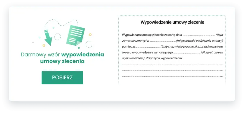 Wypowiedzenie umowy zlecenie: Jak zrobić to bezbłędnie? Poradnik + wzór