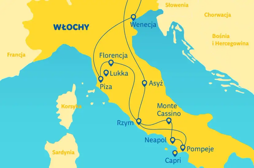 Ile trwa podróż do Włoch autokarem? Sprawdź czas przejazdu i trasy