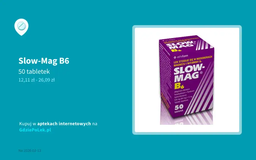 Slow-Mag: Lek, nie suplement. Dlaczego to ważne dla zdrowia?