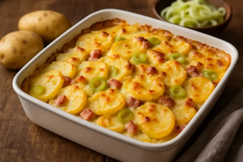 Zapiekanka ziemniaczana z porem: jak zrobić idealnie kremową? Mój przepis!