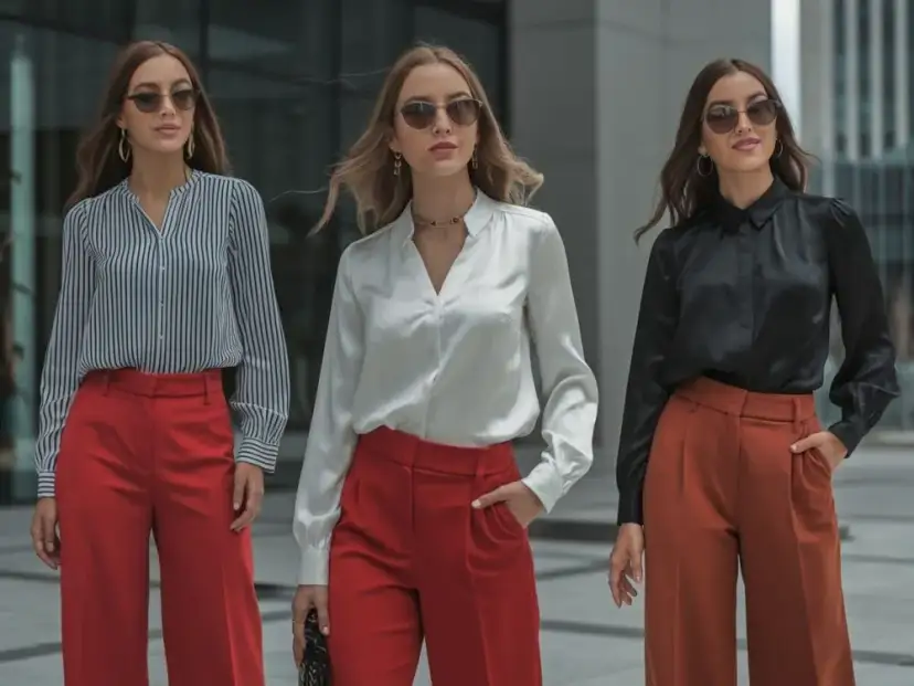 Jakie spodnie do czerwonej bluzki? Odkryj idealne stylizacje na każdą okazję