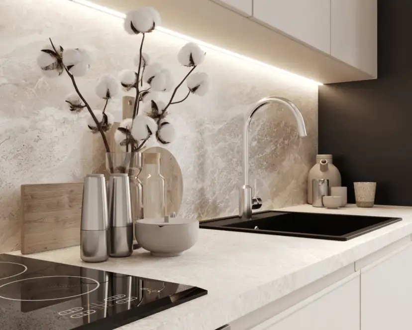 Jakie blaty do beżowej kuchni wybrać, aby uniknąć rozczarowania?