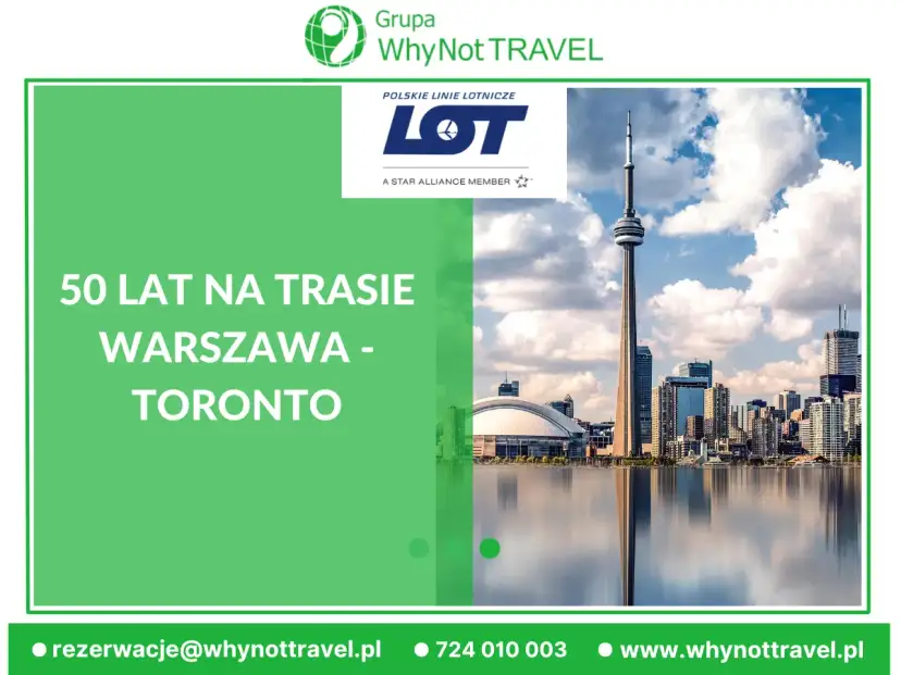 Ile trwa lot z Warszawy do Toronto? Odkryj czas podróży i więcej