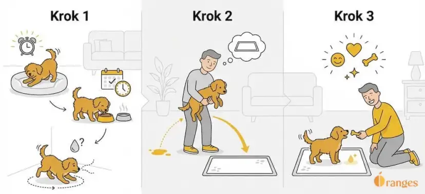 Jak nauczyć szczeniaka robić na matę? Skuteczny trening bez stresu