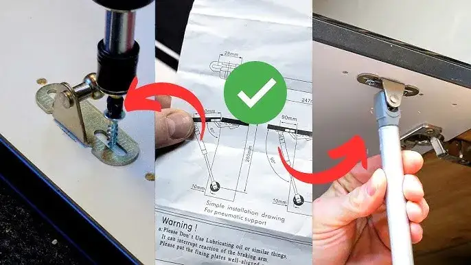 Jak zamontować podnośnik gazowy do szafki - uniknij typowych błędów