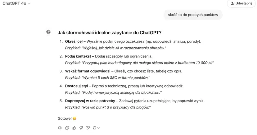 Jak wpisywać polecenia do sztucznej inteligencji, aby uzyskać lepsze odpowiedzi