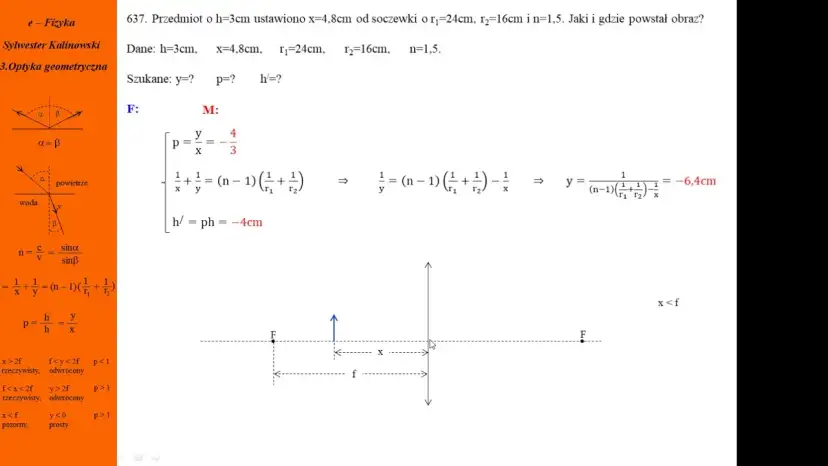 Powiększenie soczewki: Oblicz to sam! Wzory, lupy, cechy obrazu.