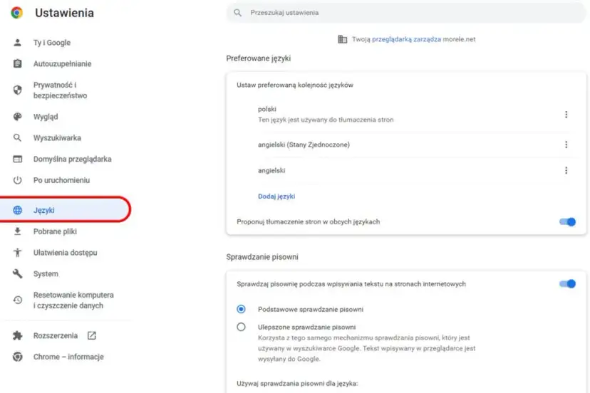 Jak zmienić język w przeglądarce Chrome i uniknąć problemów z ustawieniami