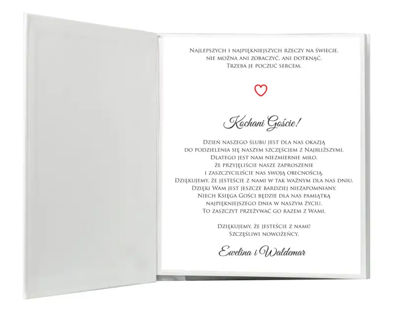 Co wpisać do księgi gości weselnych od rodziców - wzruszające inspiracje