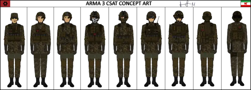 Arma 3 CSAT: Futurystyczna dominacja? Broń, pojazdy, Apex!