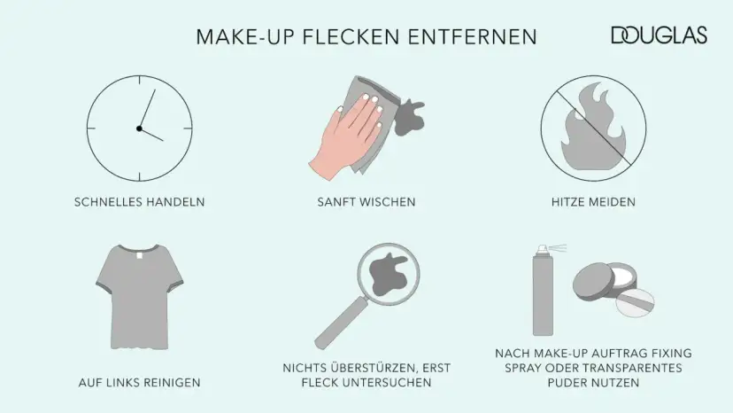 Make-up-Flecken entfernen? So geht's wirklich ohne Reiben!