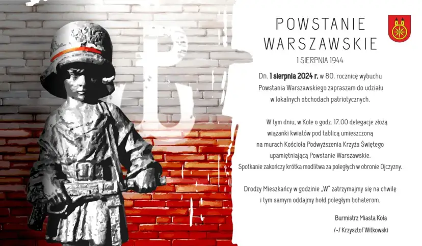 Pomnik małego powstańca, symboliczny wiersz o Powstaniu Warszawskim.