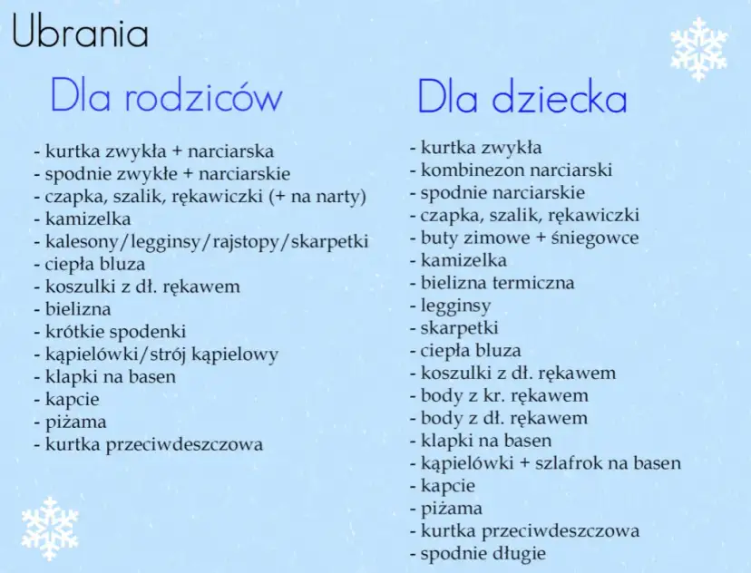Co zabrać na wyjazd w góry z dzieckiem zimą, by uniknąć problemów?