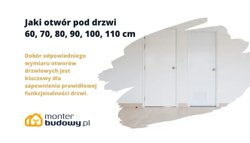 Jaki otwór pod drzwi 80? Wymiary (regulowana/stała) bez pomyłek