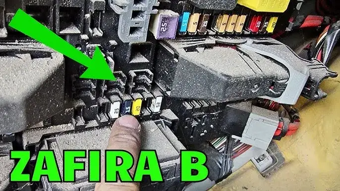 Lokalizacja centralki zamka Opel Zafira A, B, C: poradnik