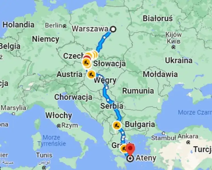 Najlepsza trasa do Grecji: uniknij korków i ciesz się widokami