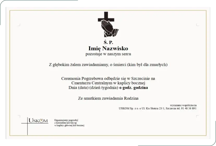 Jak sprawdzić datę pogrzebu w Szczecinie - ważne informacje i porady