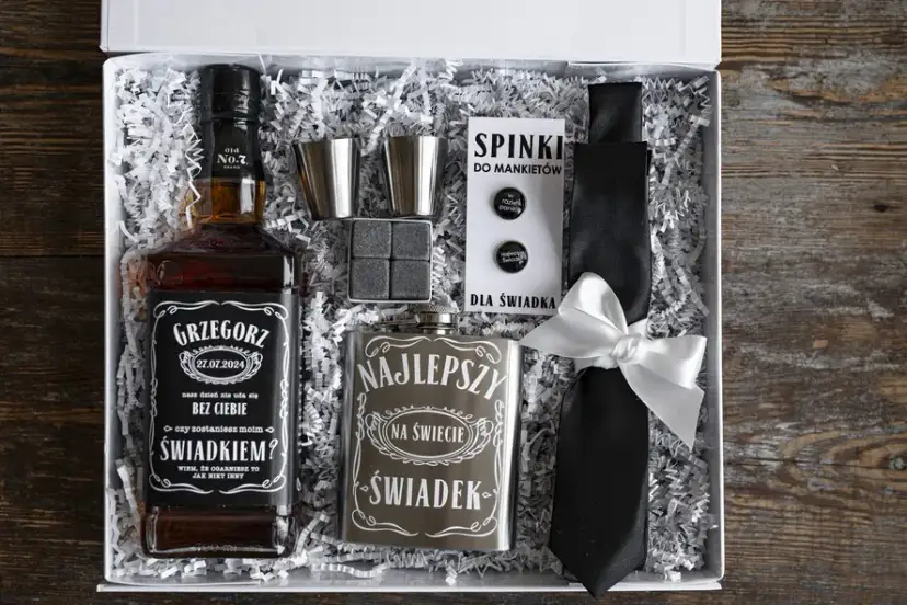 Naklejka na whisky czy zostaniesz moim świadkiem - kreatywne pomysły