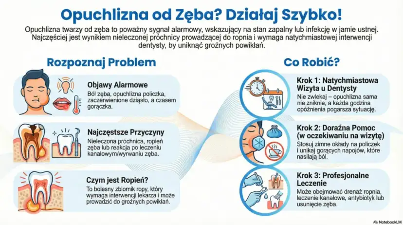 Opuchlizna od zęba: Szybka ulga i kiedy pilnie do dentysty?