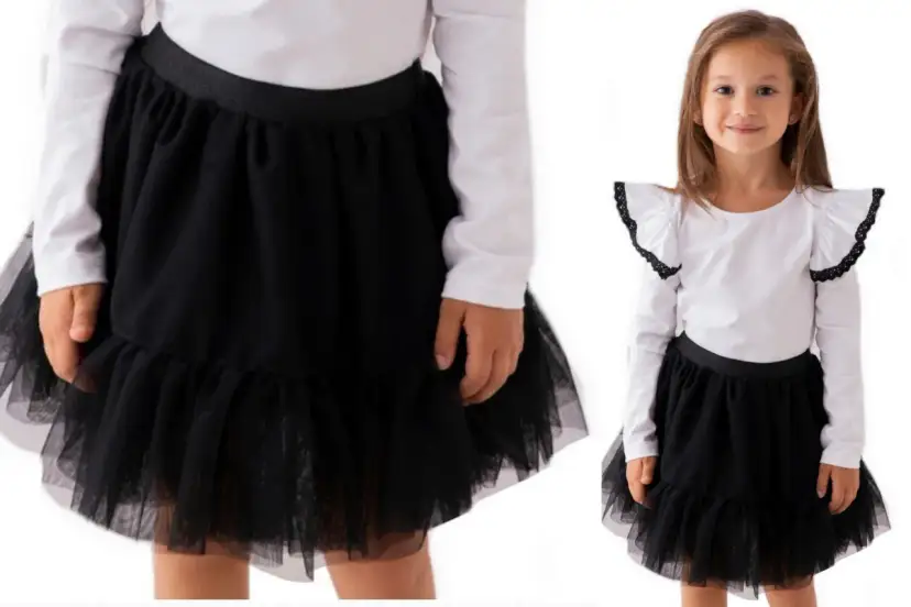 Długa spódnica tiulowa dla dziewczynki – elegancja na każdą okazję