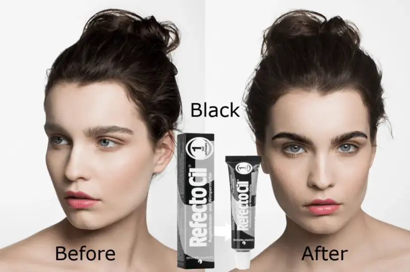 Czarne farbki do brwi - który typ urody zyska najwięcej?