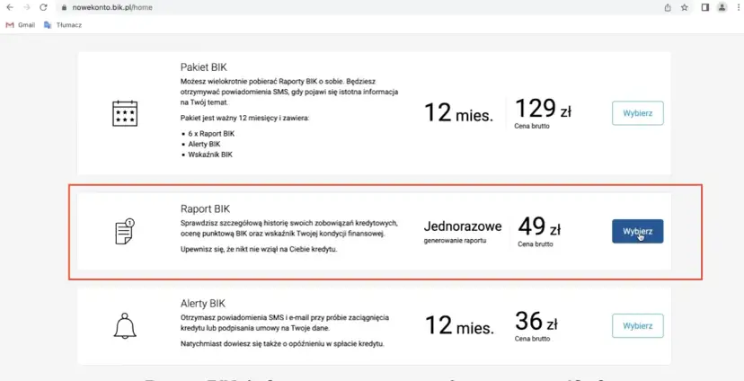 Raport BIK jednorazowy za 49 zł. Sprawdzisz historię kredytową i kondycję finansową. Big co to jest? To BIK, czyli Biuro Informacji Kredytowej.