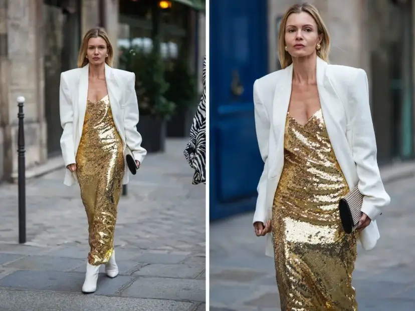 Złota sukienka: idealne dodatki. Uniknij kiczu!