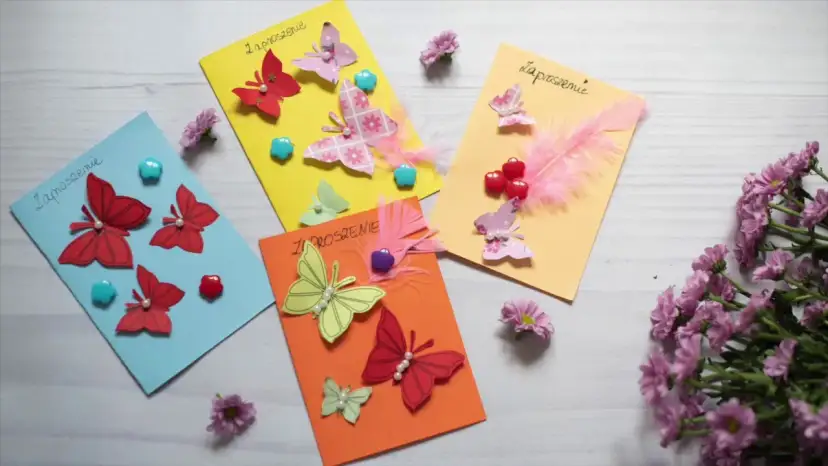 Ręcznie robione zaproszenia na urodziny dziecka - proste pomysły i instrukcje