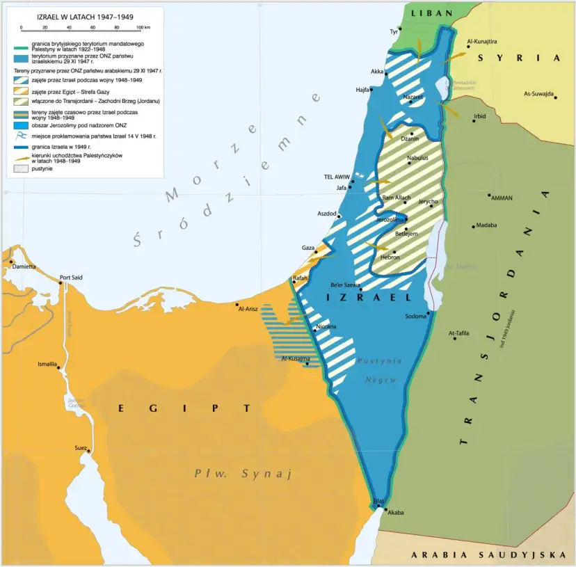 Gdzie leży Izrael? Mapa, sąsiedzi i strategiczne znaczenie