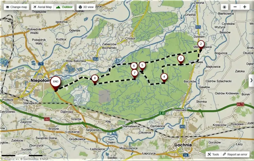 Rowerem po Niepołomicach: Puszcza, Zamek. 3 trasy dla rodzin!