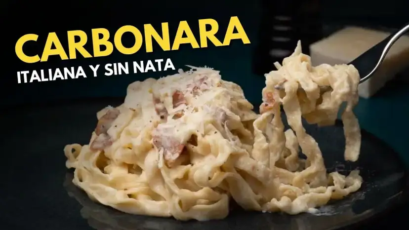 ¿Carbonara perfecta? La receta auténtica sin nata de Roma