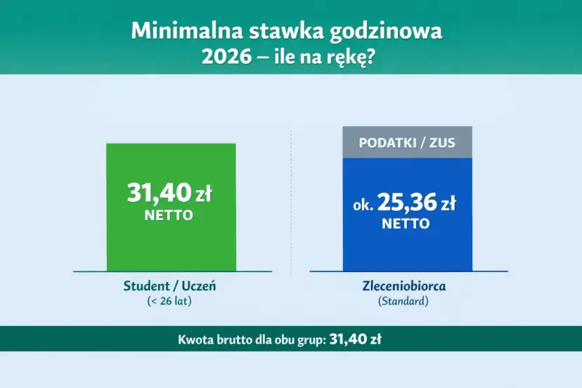 Ile płatny jest staż w 2026? Stawki, podatki, nowe przepisy