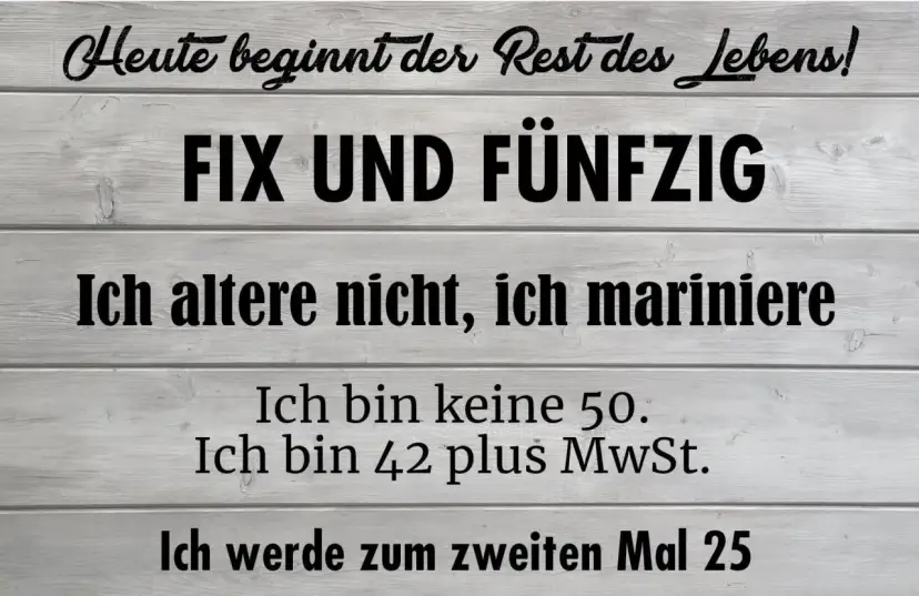 50. Geburtstag Zitate: Humorvoll, Tiefgründig & Persönlich