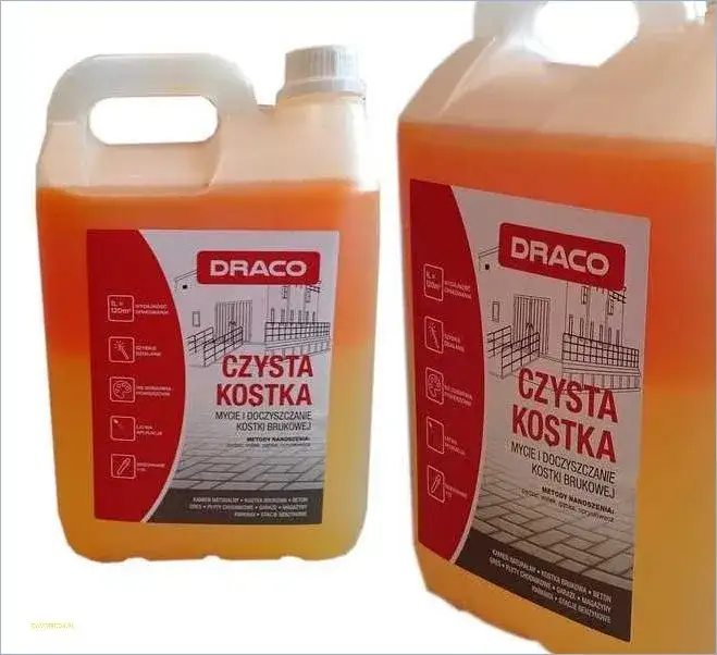 Skuteczne środki do czyszczenia kostki brukowej - uniknij trudnych plam