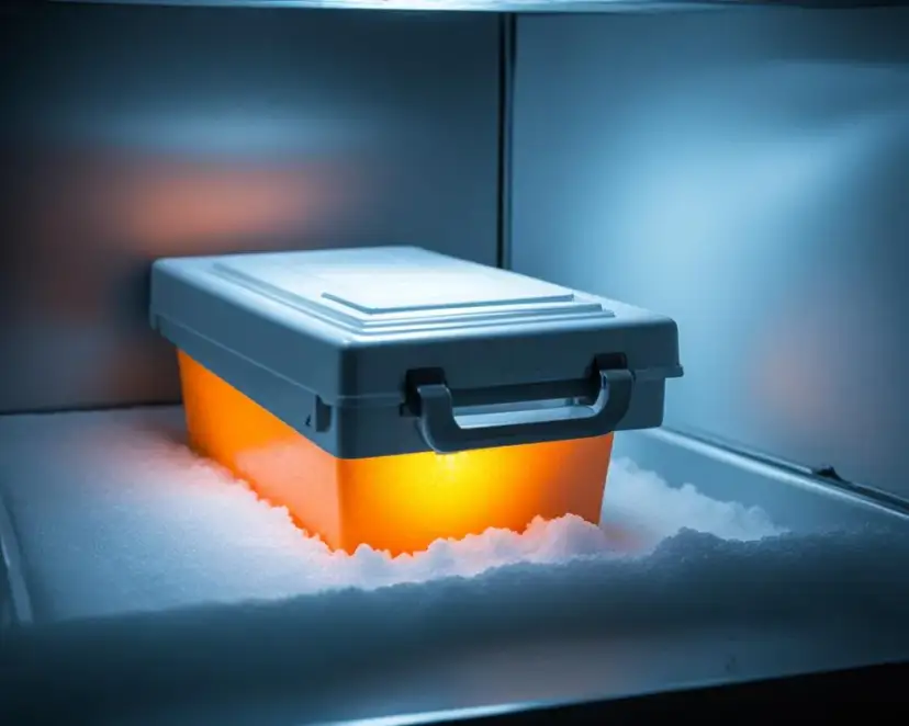 Pomarańczowa lampka w zamrażarce: Co oznacza i jak ją wyłączyć?