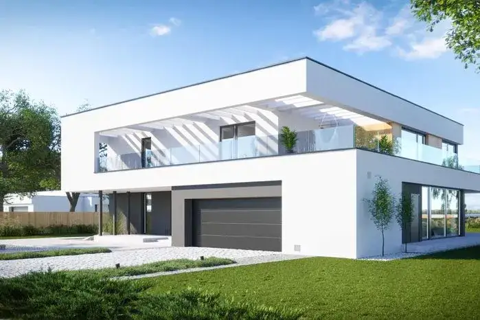 Dom piętrowy z płaskim dachem – nowoczesne rozwiązania dla rodzin