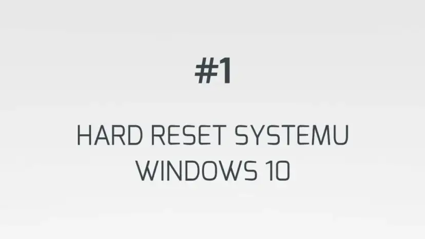 Jak zrobić reset komputera Windows 10 i uniknąć utraty danych