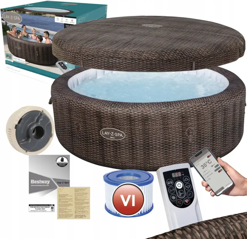 Najlepsze dmuchane spa Bestway – wybór modeli i ich funkcje