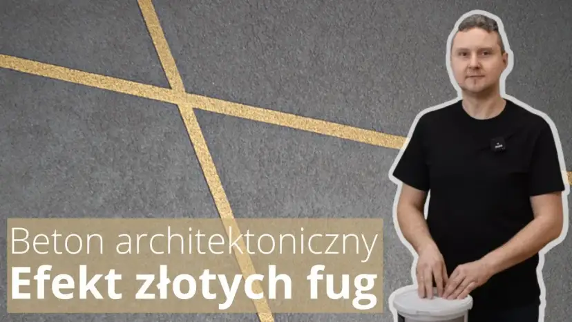 Jak zrobić beton ze złotymi paskami - krok po kroku do efektu wow