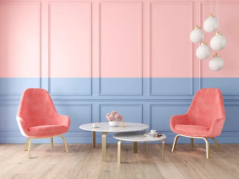 Jak połączyć dwa kolory na jednej ścianie i uniknąć błędów malarskich