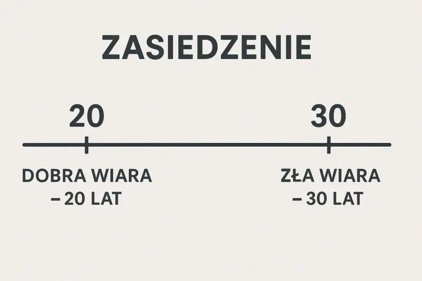 Zasiedzenie nieruchomości: 20 czy 30 lat? Kluczowe terminy i warunki