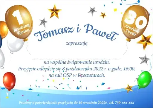 Jak napisać zaproszenia na urodziny, aby zachwycić gości