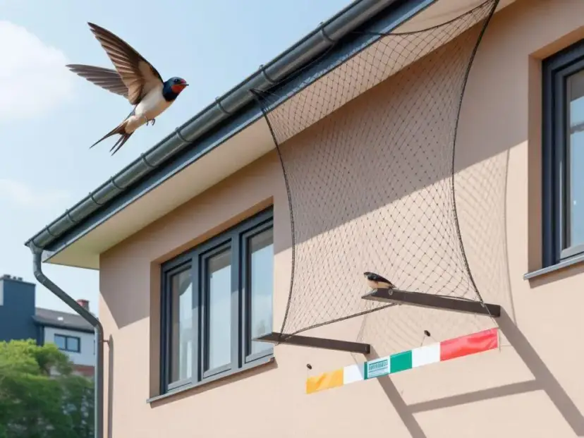 Skuteczne sposoby na pozbycie się jaskółek z okna bez szkody dla ptaków