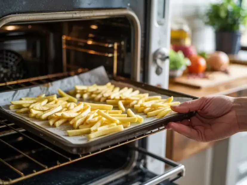 Jak idealnie smażyć frytki w piekarniku - czas i temperatura dla chrupkości