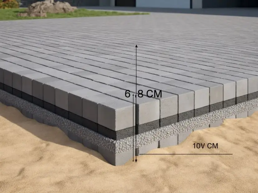 Jaka kostka na podjazd 6 czy 8 cm – uniknij kosztownych błędów