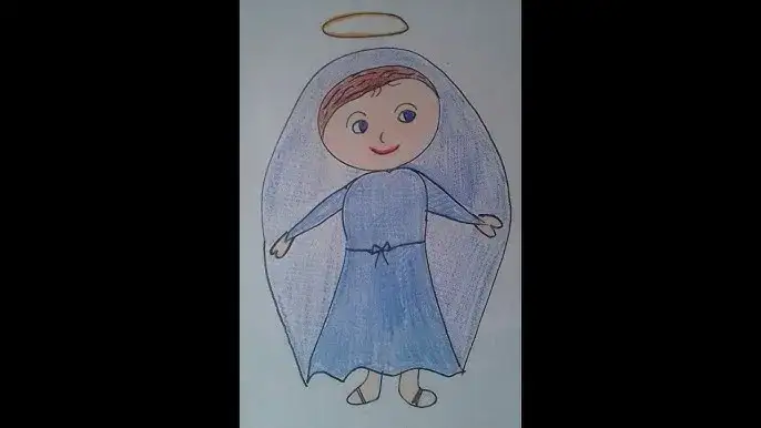 Jak narysować Matkę Boską krok po kroku? Prosty poradnik