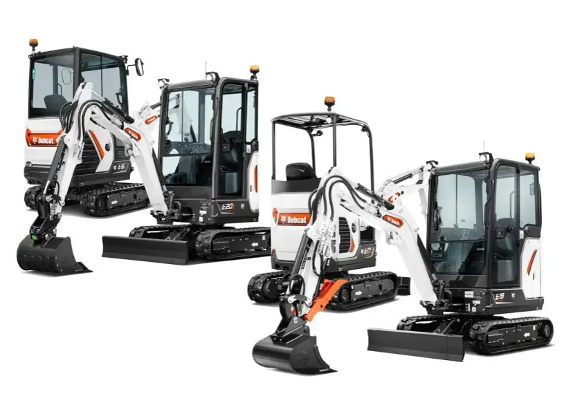 Kompaktowe koparki Bobcat E16, E17, E20 i E19. Sprawdź bobcat e19 dane techniczne, by poznać możliwości tej maszyny.
